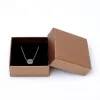Anneaux 24 / 20pcs / lot Boîte de bijoux en carton Diy Boîte pour collier annulaire Rectangle 5x5x3cm noir 7x9x3cm blanc 7.5x7.5x3,5cm 9x9x3cm