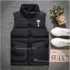 New Vests 남자 다운 겨울 재킷 외부 ​​조끼 탑 디자이너 코트 남자 재킷 문자 인쇄 스트리트웨어 겉옷 의류