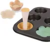 Baking Moulds Tart Press Tool Pastry Dough Tamper Kit Practical Flower/circle Cookies Biscuit Cutter Cake Cup Mold Kitchenware TLY073