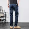 Pantaloni da uomo Sulee Autunno Classico Tinta unita Sottile Casual Business Moda Cotone Slim Pantaloni di marca Cargo maschile