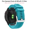 Titta på band för Garmin Fenix ​​7 7x 7s 6 6s 6x Pro GPS 5 5x 5s Plus Quick Release Strap Silicone Armband Replacement Watchband Wristbands