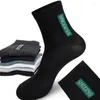 Herensokken 6Pairs Mannen Bamboevezel Herfst Winter Ademend Katoen Sport Sok Deodorant Business Maat 37-43