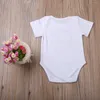 Strampler CitgeeSummer Born Baby Mädchen Jungen Kurzarm Body Buchstaben Baumwolle Overall Kleidung Casual Outfits