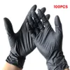 100Pcs Disposable Gloves Latex Nitrile Rubber Household Kitchen Dishwashing Gloves Work Garden Universal for Left and Right Hand Y2887