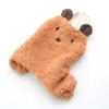 Dog Apparel Cute Bear Puppy Clothes Winter Warm Accessories Soft Fleece Costumes For Small Dogs Halloween Cat Hat Plush