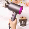 Hair Dryers ANGENIL Professional Salon Negative Ions Blow Dryer 1800W for Fast Drying Portable for Travel 3 Heating 2 Speed Cool Button Q240131