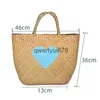 Totes Zeegras geweven bloemenmand dames en tas gras soulder toeristische strandtas H24131