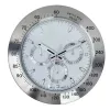Супер бесшумные роскошные настенные часы из металла, современный дизайн, большие настенные часы, домашние светящиеся часы из нержавеющей стали, дата будет работать X0726