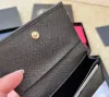 Designer leather Wallet Stylish Men Folding Long zipper triangle Wallets Purse Card Holder Notes Money Purses With Box Flip Wallet Multiple styles AA6