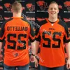 Camisa personalizada do CFL BC Lions 16 Bryan Burnham 11 Odell Willis 61 Joel Figueroa 36 Aaron Grymes 65 Sukh Chungh 6 T.J.Lee 13 Mike Reilly 5 I 70