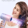 Hair Dryers Electric Hair Dryer High Power Blue Light Negative Ion Constant Temperature Ultra Hot Cold Wind professional salon Hair Dryer Q240131