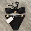 Sexy Designer Bikini Bra Briefs Underwear Swimwear Luxury Backless Swimsuits Fringe Halte Swimsuit For Women