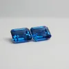 Gemstones 8*10mm 5 Piece /alot 4 carat hight Quality laboratory London blue topaz spine Loose Gemstone for fashion jewelry making