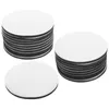 Placas 20 Pcs Copo de Transferência de Calor Coasters Sublimação Em Branco para Bebidas Presentes Mesa de Café Neoprene Crafting Decoração de Carro