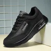 Chaussures de course légères pour femmes baskets tendances Air Sneaker mode noir sport décontracté en cuir PU coussin antidérapant 240126