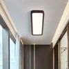Taklampor rektangel trä sovrum lampor heminredning för studierum balkong kök gång korridor lampara inomhusbelysning