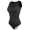 Shapers pour femmes Body sans manches Shapewear Femmes Débardeur Tummy Control Body Shaper Taille Sous-vêtements amincissants Strings Playsuit pour Jeans