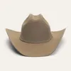 Beanie/Skull Caps Beanie Skl Caps Fashion Selling Western Curved Brim Cowboy Hat Pure Color Wool Felt 231208 Drop Delivery Fashion Acc Dhpvy