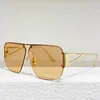 Solglasögon Mens Classic Sunclasses BV1065S Womens Designer Metal Rectangle Frame Retro Casual Recept Solglasögon Fiskeglas med original Box VGZ