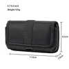 Pochettes pour téléphone portable FULAIKATE 5.8 6.1 6.5 6.7 6.9 sac de téléphone Horizontal pour iPhone 13 Pro Max tissu Durable suspendu pochette de taille universelle pour hommes YQ240131