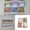 Party Supplies Movie Money Banknote 5 10 20 50 Dollar Euro REALISTIC Toy Bar Props Copy Valuta Fauxbillets 100 PCS Pack High Quality67W8