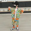 kids designer clothes boy girl Clothing Sets fashion print windbreaker jacket cardigan Jackets children coat