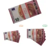 Copia Money Prop Euro Dollar 10 20 50 100 200 500 Forniture per giocattoli per le falette di monete per film Finote Gifts Game Decorazione per la casa Token Funte Billet4uwn