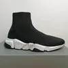 Med Box Designer Socks Casual Shoes Platform Women Mens Speed ​​2.0 1.0 Trainer Black White Runner Sneakers Lace Up Loafers Luxury Sock Shoe Boasties With Dust Bag 36-45