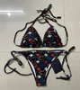 Ontwerper heet verkoop bikini vrouw gevoel strand zwemkleding zomer zwempak sexy sling strap bur ontwerppatroon geruit badpak hoge kwaliteit dames #1080