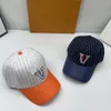 Cap Designer Cap Luxury Designer Hat Colour-Blocking Baseball Cap Classic Style Spring and Autumn Tide Couples Travel Must-Have