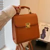 School Bags Backpack Summer Casual Vintage Class Work 2024 Fashion Simple Style PU Leather Shoulder Luxury Designer For Women Purse