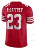 BROCK PURDY SAN FRANCISCOS 49ERES FOTBALL JERSEY CHRISTIAN CCCAFFREY NICK BOSA DEEBO SAMUEL TALANOA George Kittle Brandon Aiyuk Jerry Rice Fred Warner i lager