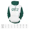 designer Men Hoodies & Sweatshirts white green hip-hop rock Custom patterned caps preppy casual Athleisure sports outdoor wholesale hoodie Men Clothing big size s-5xl