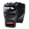 Suotf Black Fighting MMA Boxing Sports Leather Gloves Tiger Muay Thai Fight Box MMA Gloves Boxing Sanda Boxing Glove Pads MMA T191220C