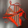 Sexy Damen-Bikini-Design, Badeanzüge mit niedriger Taille, luxuriöse bedruckte Badebekleidung für Sommer-Strandparty