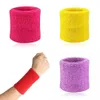 Wrist Support Sport Sweatband Wristband Wrist Protector Colorful Cotton Unisex Running Badminton Basketball Brace Terry Cloth Sweat Band YQ240131