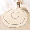 Nordic Style Carpets Ins Simple Round Area Rugs Living Room Floor Mats Bedroom Bedside Carpet Soft Kids Playmats Home Decor 240131