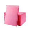 Present Wrap 50 PCS Poly Bubble Envelope Pink Mail Packaging Påsar Kuvertfodrade Mailer Self Seal Internet Mailers286y