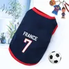 Vêtements de chien Sport Jersey Vêtements pour animaux de compagnie pour l'été Chiot Vêtements de basket-ball T-shirts Chemises de chat