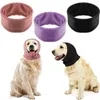 Vestuário para cães Grooming Earmuffs macio quente à prova de ruído Pet Ear Cover Pano Chapéu à prova de vento Chapéus para Muff Acessórios