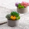 크래프트 도구 6 구멍 실리콘 콘크리트 곰팡이 화분 시멘트 금형 화분 즙이 많은 식물 석고 꽃집 홀더 홈 장식 DIY 점토 곰팡이