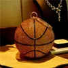 HBP 2021 Баскетбольная сумка с круглым мячом, золотой клатч через плечо для женщин, вечерние сумки со стразами, женские вечерние сумки на плечо 233S