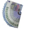 Prop Euro 20 Articoli per feste soldi falsi Billette di soldi per film gioca a Collezione e regali Decorazione per la casa gioco token finta billetta euro37934956S2KC