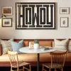 Abstrato Howdy tipográfico arte de parede impressão imagem pintura em tela yall significa todo design moderno citação minimalista pôster decoração 240130