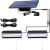 Dual Head Solar Light DrawString Garden Wall Outdoor Street Lamp Waterproof Split LED -glödlampa med dragslampor275U