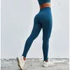 Aktiva byxor skjuter upp sömlösa leggings för fitness hög midja träning tights sport kvinna gym som kör scrunch yoga