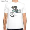 Herr t-shirts cyklar mtb tryck t-shirt Sommarmän