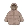 Down Coat Children's Cotton 2024 Winter Nordic Wind KS Girls 'tjocka huva funktionella quiltade jacka pojkar skiddräkt