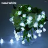 سلاسل AIFENG LED String Lights Fairy Bubble Ball Lamp Holiday Garland Garland Battery USB Indoor لزينة زفاف عيد الميلاد