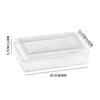 Double Layer Stationery Box Plastic Pencil 2 Compartments Large Capacity Cases School Stationary Supplies For Student